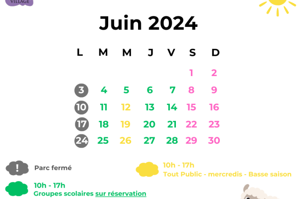 OUVERTURE JUIN 2024